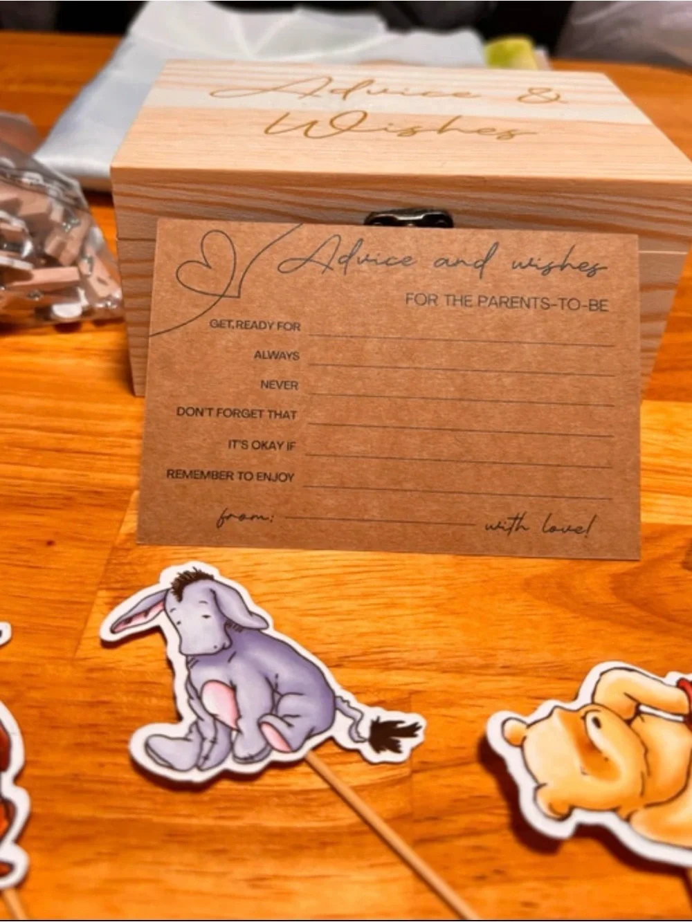 Winnie the Pooh Baby Shower decorations  - Yellow